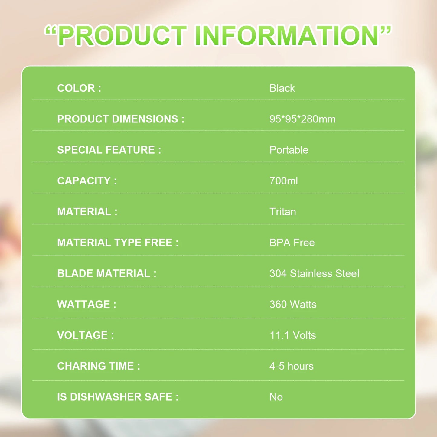 MiniSmoothie Pro Blender